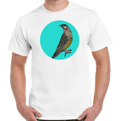 Red Wattlebird Unisex Tee 2 Thumbnail