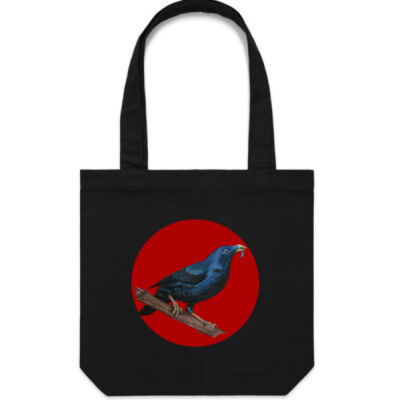 Satin Bowerbird Bag - flat circle Thumbnail