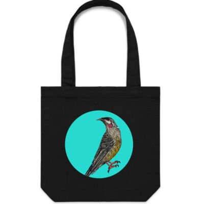 Red Wattlebird Tote Bag 2 Thumbnail