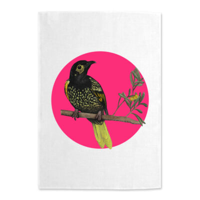 Regent Honeyeater Tea Towel - Centre Design Thumbnail