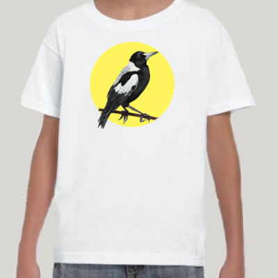 Australian Magpie Kids Tee 2 Thumbnail