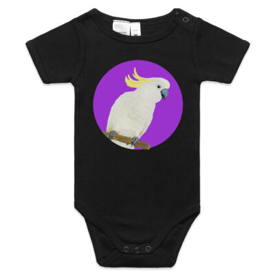 Sulphur Crested Cockatoo Baby Onesie Thumbnail